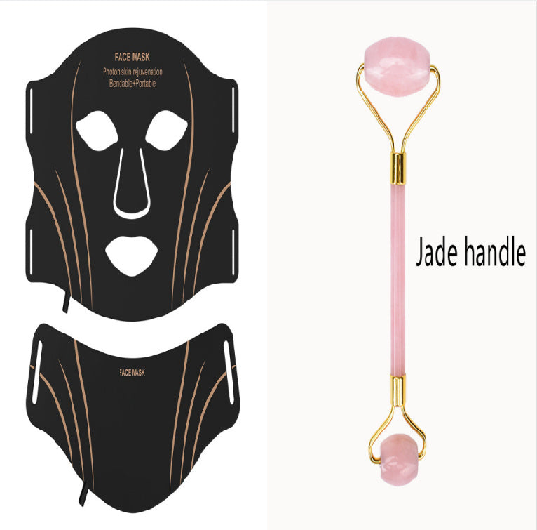 Beauty Instrument Facial Mask Household Silicone Red Light LED Beauty Mask