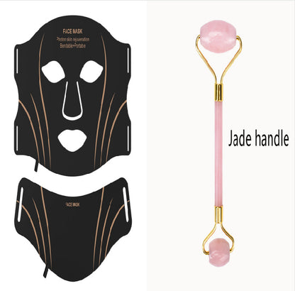 Beauty Instrument Facial Mask  Household Silicone Red Light LED Beauty Mask