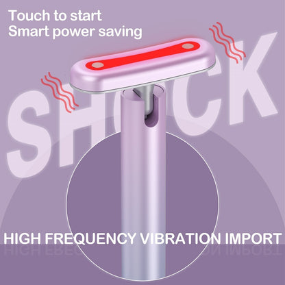 EMS Microcurrent Face & Neck Massage Wand – Rotating Vibration Care