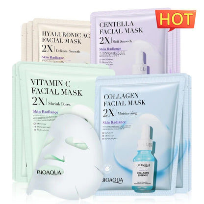Collagen & Hyaluronic Acid Face Mask – Moisturizing & Firming Sheet