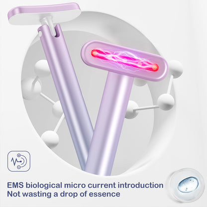 EMS Microcurrent Face & Neck Massage Wand – Rotating Vibration Care