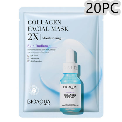 Collagen & Hyaluronic Acid Face Mask – Moisturizing & Firming Sheet